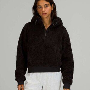 Lululemon Textured Fleece 1/2 Zip Black